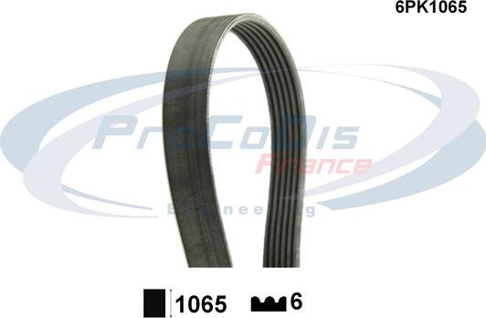 Procodis France 6PK1065 - Curea transmisie cu caneluri aaoparts.ro