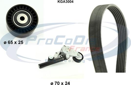 Procodis France KGA3004 - Set curea transmisie cu caneluri aaoparts.ro