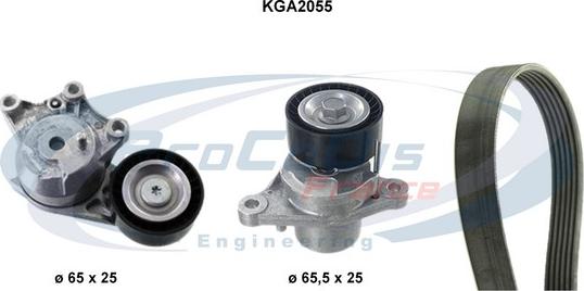 Procodis France KGA2055 - Set curea transmisie cu caneluri aaoparts.ro