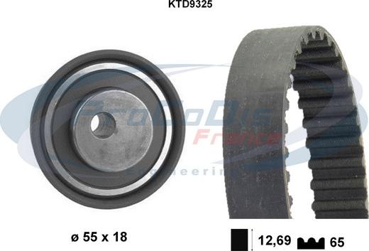 Procodis France KTD9325 - Set curea de distributie aaoparts.ro