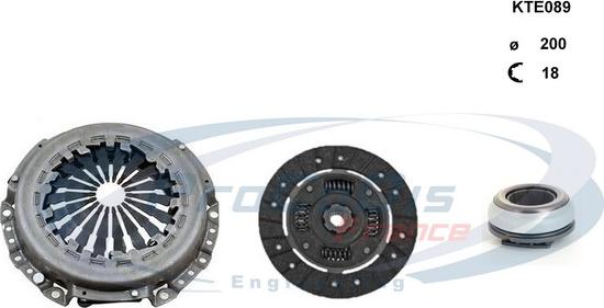 Procodis France KTE089 - Set ambreiaj aaoparts.ro