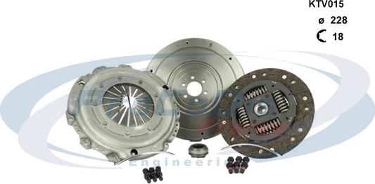 Procodis France KTV015 - Set ambreiaj aaoparts.ro