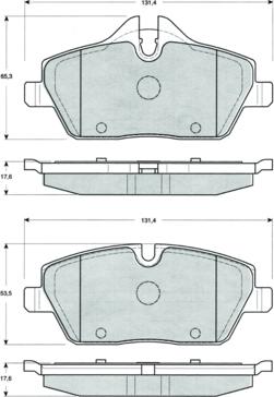 Procodis France PF1433 - Set placute frana,frana disc aaoparts.ro