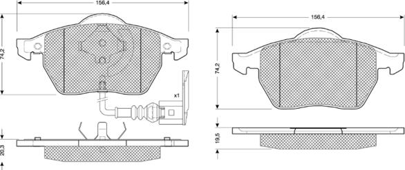 Procodis France PF10942 - Set placute frana,frana disc aaoparts.ro