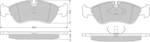 Procodis France PF1068 - Set placute frana,frana disc aaoparts.ro