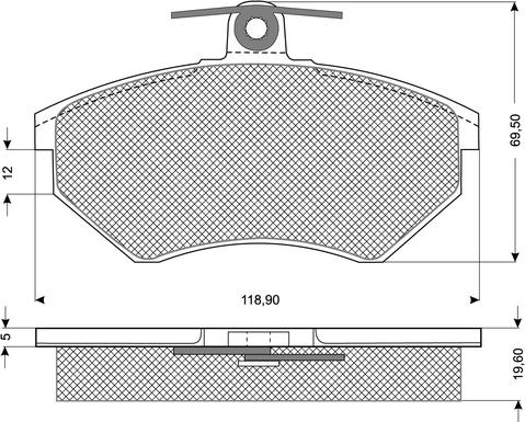 Procodis France PF1011 - Set placute frana,frana disc aaoparts.ro