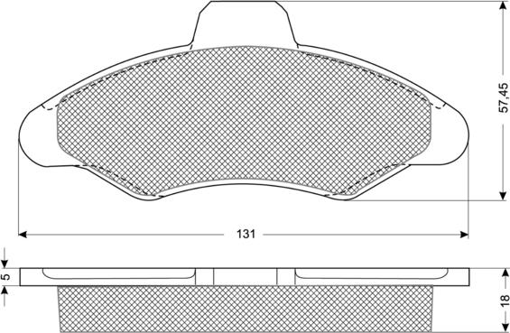 Procodis France PF1082 - Set placute frana,frana disc aaoparts.ro
