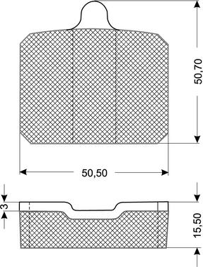 Procodis France PF1025 - Set placute frana,frana disc aaoparts.ro