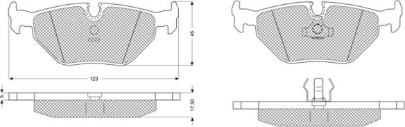 Procodis France PF1070 - Set placute frana,frana disc aaoparts.ro
