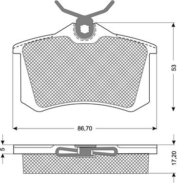 Procodis France PF10781 - Set placute frana,frana disc aaoparts.ro