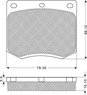 Procodis France PF1199 - Set placute frana,frana disc aaoparts.ro
