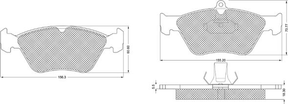 Procodis France PF1188 - Set placute frana,frana disc aaoparts.ro