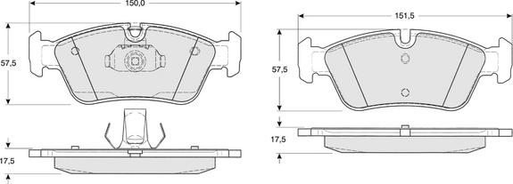 Procodis France PF1316 - Set placute frana,frana disc aaoparts.ro