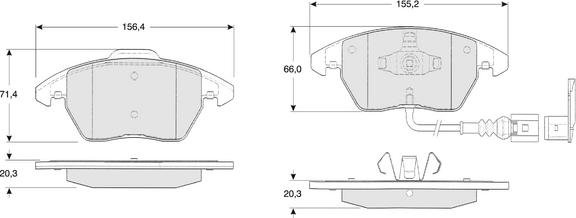 Procodis France PF1311 - Set placute frana,frana disc aaoparts.ro