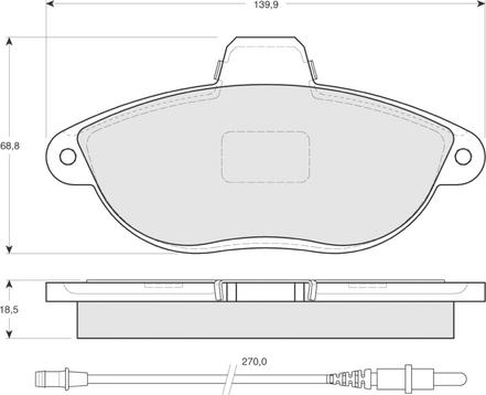 Procodis France PF1335 - Set placute frana,frana disc aaoparts.ro