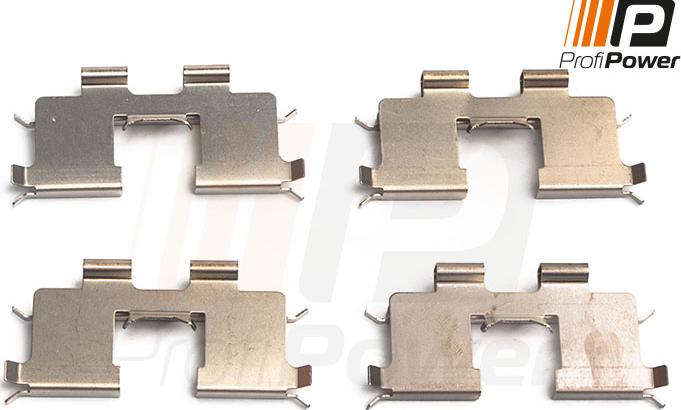 ProfiPower 9B1094 - Set accesorii, placute frana aaoparts.ro