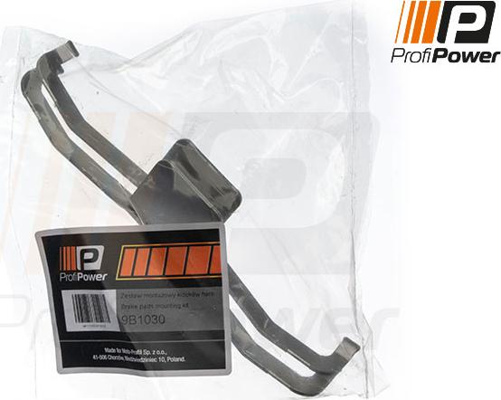 ProfiPower 9B1030 - Set accesorii, placute frana aaoparts.ro