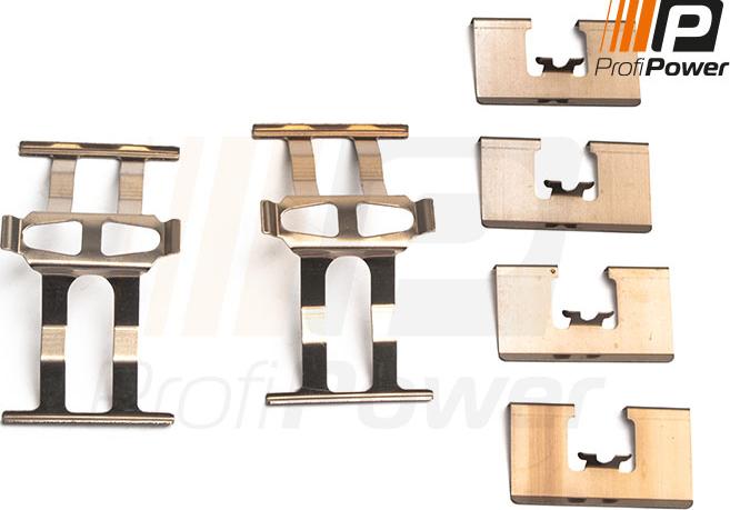 ProfiPower 9B1100 - Set accesorii, placute frana aaoparts.ro