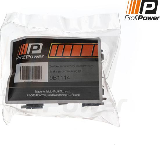 ProfiPower 9B1114 - Set accesorii, placute frana aaoparts.ro