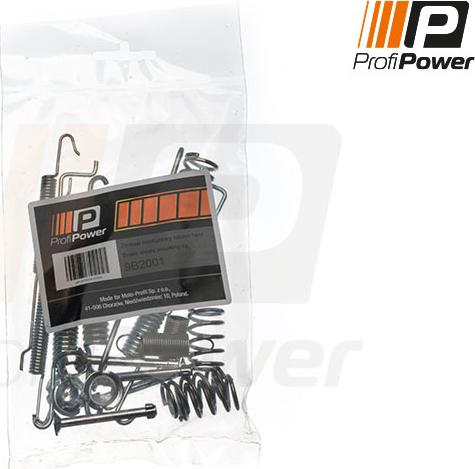 ProfiPower 9B2001 - Set accesorii, sabot de frana aaoparts.ro