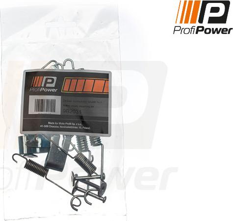ProfiPower 9B2031 - Set accesorii, sabot de frana aaoparts.ro