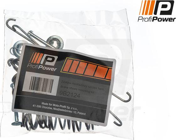 ProfiPower 9B2124 - Set accesorii, sabot de frana aaoparts.ro