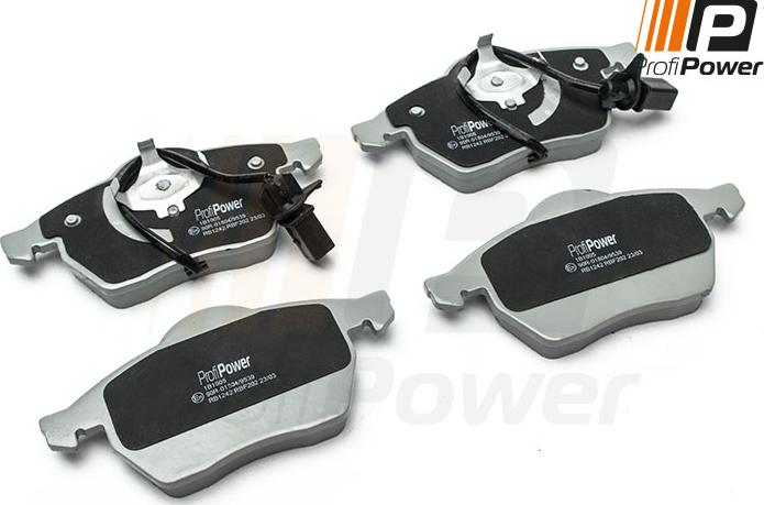 ProfiPower 1B1005 - Set placute frana,frana disc aaoparts.ro
