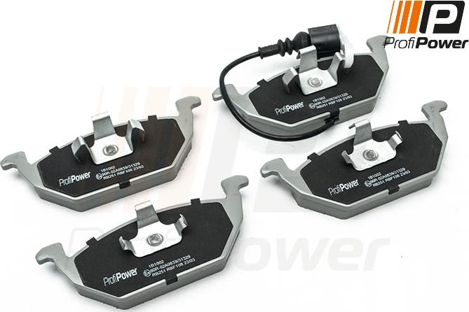 ProfiPower 1B1002 - Set placute frana,frana disc aaoparts.ro