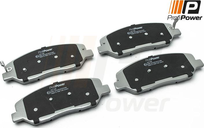 ProfiPower 1B1186 - Set placute frana,frana disc aaoparts.ro