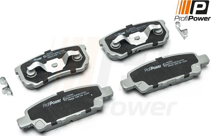ProfiPower 1B2063 - Set placute frana,frana disc aaoparts.ro