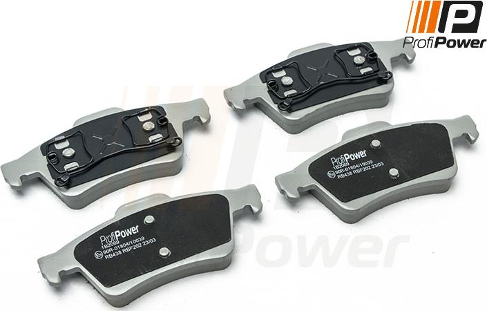 ProfiPower 1B2009 - Set placute frana,frana disc aaoparts.ro