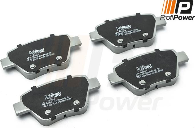 ProfiPower 1B2024 - Set placute frana,frana disc aaoparts.ro