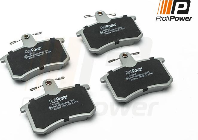 ProfiPower 1B2020 - Set placute frana,frana disc aaoparts.ro