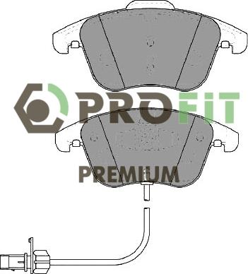 Profit 5005-4045 - Set placute frana,frana disc aaoparts.ro