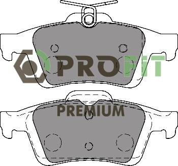 Profit 5005-1931 - Set placute frana,frana disc aaoparts.ro