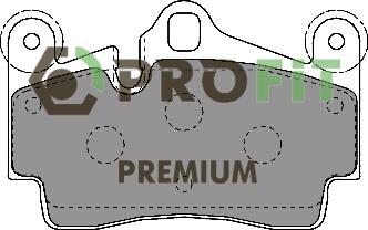 Profit 5005-1627 - Set placute frana,frana disc aaoparts.ro