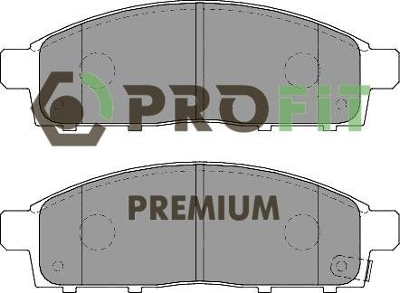 Profit 5005-2016 - Set placute frana,frana disc aaoparts.ro