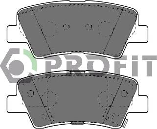 Profit 5000-4387 - Set placute frana,frana disc aaoparts.ro