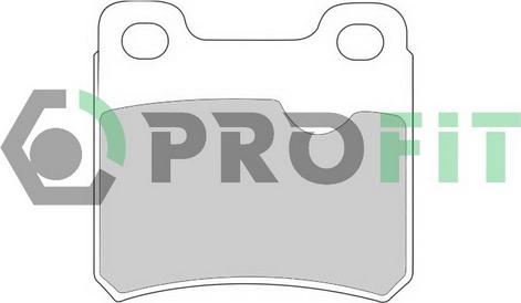 Profit 5000-0586 - Set placute frana,frana disc aaoparts.ro