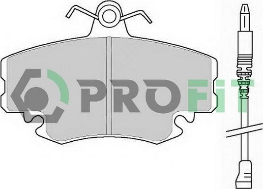 Profit 5000-0845 - Set placute frana,frana disc aaoparts.ro