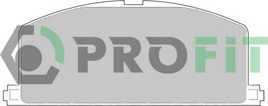 Profit 5000-0308 - Set placute frana,frana disc aaoparts.ro