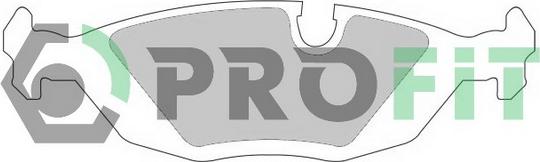 Profit 5000-0296 - Set placute frana,frana disc aaoparts.ro