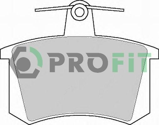 Profit 5000-0222 - Set placute frana,frana disc aaoparts.ro