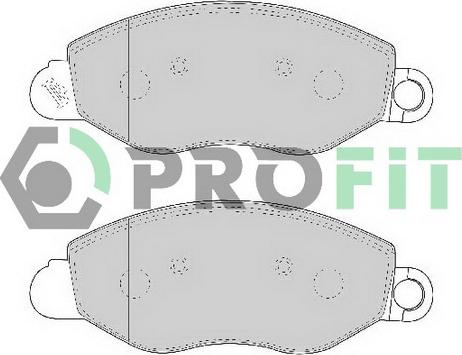 Profit 5000-1461 C - Set placute frana,frana disc aaoparts.ro