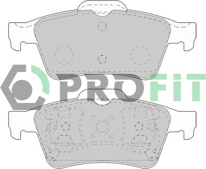 Profit 5000-1540 - Set placute frana,frana disc aaoparts.ro