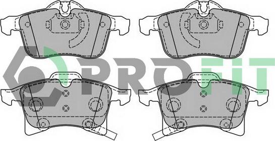 Profit 5000-1640 C - Set placute frana,frana disc aaoparts.ro