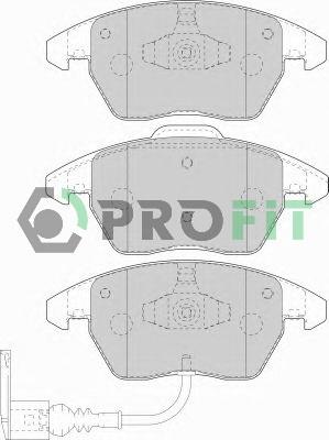 Profit 5000-1641 C - Set placute frana,frana disc aaoparts.ro