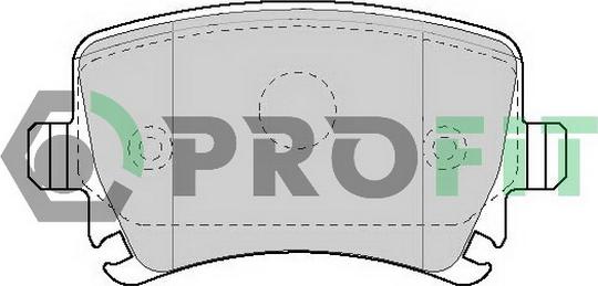 Profit 5000-1636 - Set placute frana,frana disc aaoparts.ro