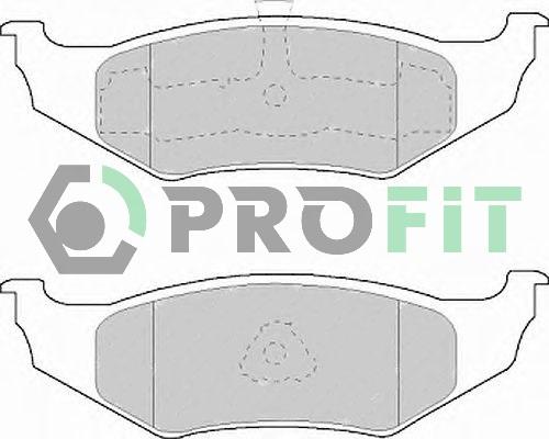 Profit 5000-1099 - Set placute frana,frana disc aaoparts.ro