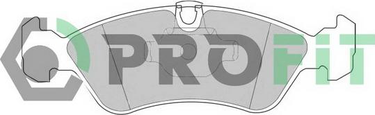 Profit 5000-1067 - Set placute frana,frana disc aaoparts.ro